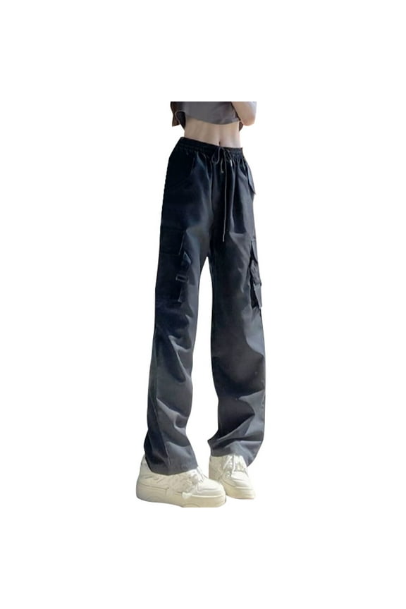 Summer Pants for Women Seersucker Maternity Cool Leggings for Women High Waist Loose Drawstring Pants Large Elastic Pajama Tall Compression Dress Casual Straight Leg High Waist Casual Black XL