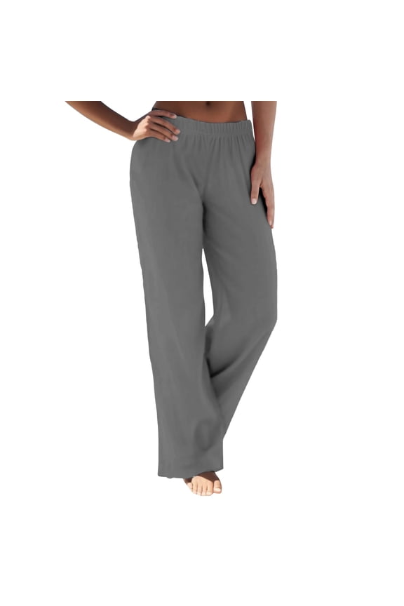 Summer Pants for Women Side Stripped Pants Fit with Fashion Clothes Women Travel Pant High Waist Large Print Womens Yoga Clothes Super Fancy Womens Tall Dress Elastic Daily Home Grey 2XL