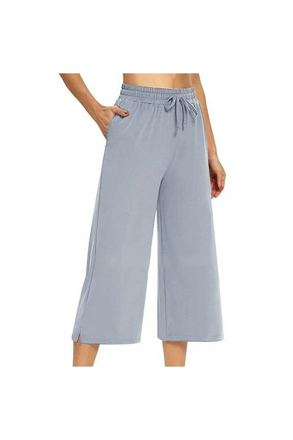 Summer Pants for Women Slouchy for Women Casual Sweatpants Peg Leg Trousers Pants Work Dress with Fringes Glitter Leggings Fall Womens Clothes High Dress Leggings Work Yoga Grey S