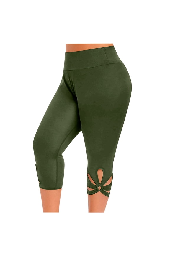 Summer Pants for Women Track Workout Long Pant Jumpsuits for Women Casual Soft Casual Work Pants plus Size Girls Flare Leggings Womens Dress Clothes Clothes Dress Elastic Drawstring Army Green XL