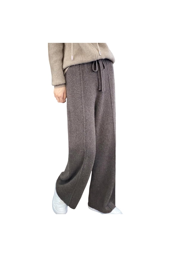 Summer Pants for Women Wide Leg Straight Leg Drapey Floor Sweeping Wool Pants 70s Women Stretchy Casual for Casual Fashion Jag Dress Wind Comfortable Work And Grey 2XL