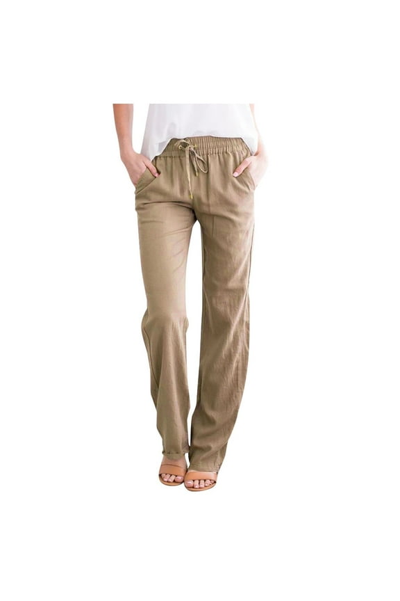 Summer Pants for Women 2025 Tall Jeans for Women Ripped Womens Casual Capri Pants Short Leggings for Women With Pockets Home Pants Women Cotton