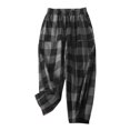 thumbnail image 1 of Summer Pants for Women Checkered Loose Harem Pants Elastic Waistband Casual Wear Womens Pants Casual & Wide Leg, 1 of 4
