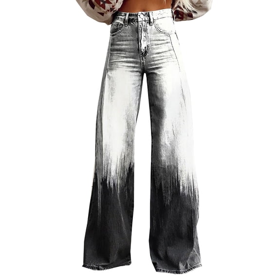 Summer Pants for Women Loose Fashion Plus Size Printed Casual Pants Womens Pants Casual & Wide Leg