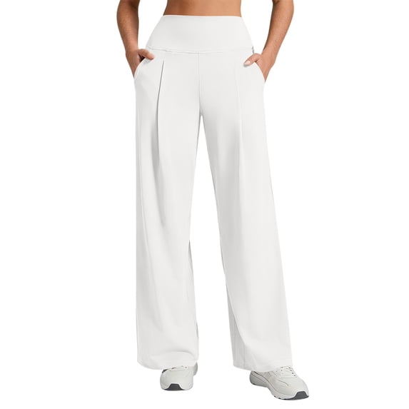 Summer Pants for Women,Womens Pants Wide Leg Casual Stretchy Work Dress Pants 2026 Pull on Business Slacks Trousers Outfits