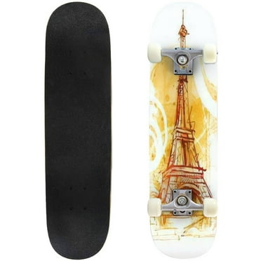 Summer Paris Outdoor Skateboard Longboards 31"x8" Pro Complete Skate Board Cruiser