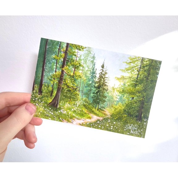 Summer Path Limited Edition Art Print By Natalie Rose Poster Vintage Style, Poster Only
