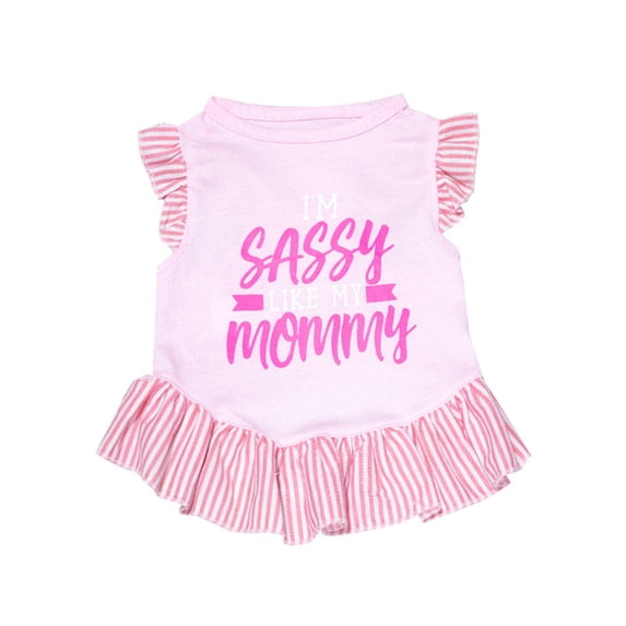Summer Pet Breathable Clothes - Cotton Blend, Cute Prints - Fashionable Outfits for Cats and Small Dogs