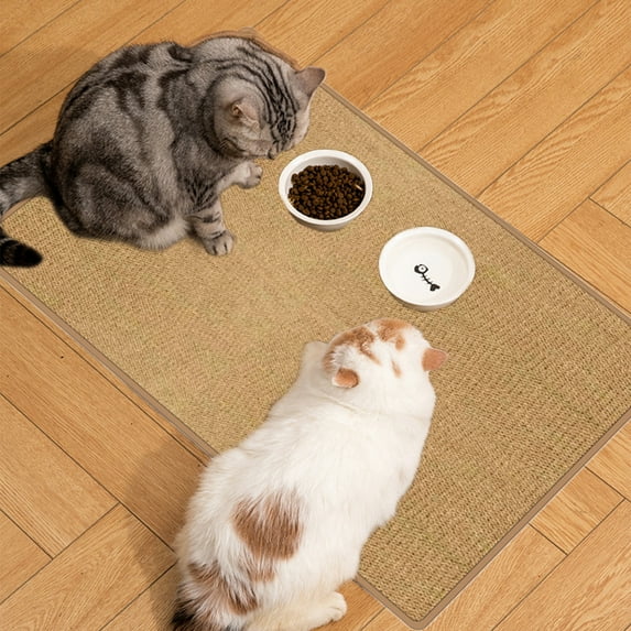 Summer Pet Carpet ,Scratch-Proof Dog Cat Pet Food Mats ,Pet Mats For Dog Crate,Pet Mats For Litter,Pet Mattress,Non Slip Pet Dog Cat Bowl Mats Placemat ,Top Bottom Materials Safe Keep Cool For Pet