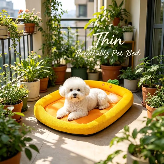 Summer Pet Cooling Pad for Small and Medium Pets - Breathable, Eco-Friendly, and Portable Mat for Warm Weather Comfort