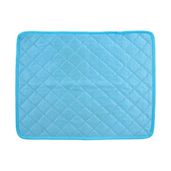 Summer Pet Ice Mats - Washable Mat for Cats and Dogs Absorbent Quick-Drying Ideal for Pet Training