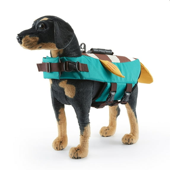 Summer Pet Life Jacket Dog Life Jacket Animal Life Jacket Multiple Sizes And Colors ClownfishBlue M