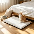 thumbnail image 1 of Summer Pet Mat 50x40x3cm Thickened Washable Cover Grip Base, Cool Touch Beaded Fabric Soft Padding Non Slip, Removable Cover Rest Mat for Cats Small Medium Dogs Gift, 1 of 9