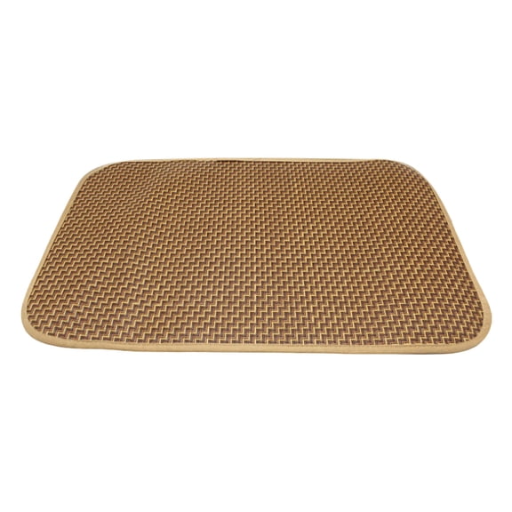 Summer Pet Mat for Dogs and Cats Breathable Rattan Sleeping Pad Comfortable Cooldown Bed Teddy Mat Indoor Use