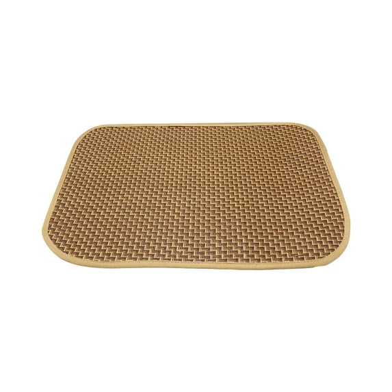 Summer Pet Mat for Dogs and Cats Breathable Rattan Sleeping Pad Comfortable Cooldown Bed Kennel Crate Pad for Puppy Kitty Small Animals