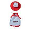 thumbnail image 1 of Summer Pet Tank Top and Sun Hat Set with Rope Loop UPF50+ for Dogs and Cats, 1 of 5