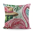 thumbnail image 1 of Summer Pillow Cover Sunhat Decor Seasonal Decorative Throw Pillow Case for Home Sofa Couch, 1 of 5