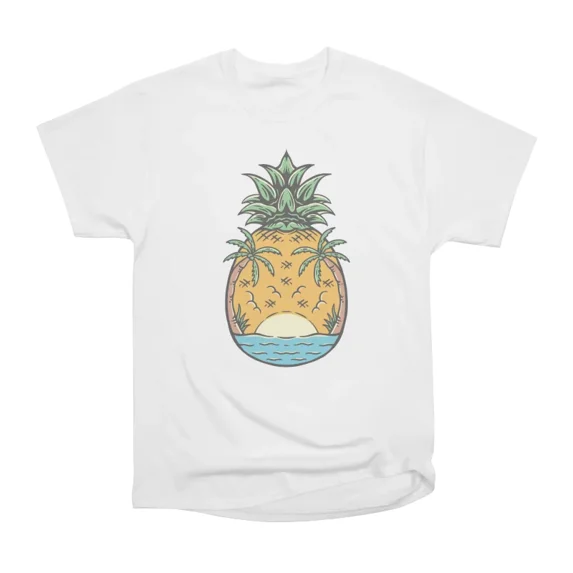 Summer Pineapple T-Shirt Tee Gift For Him Merch For Her Apparel For Friend
