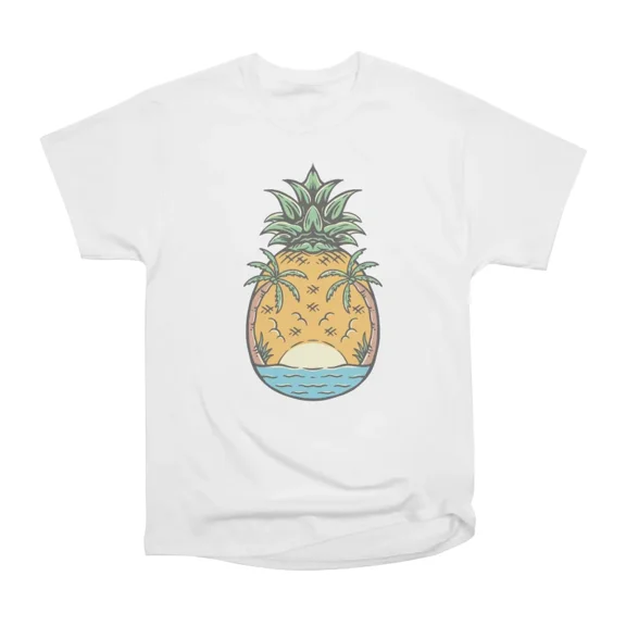 Summer Pineapple T-Shirt Tee Gift For Him Merch For Her Apparel For Friend