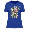thumbnail image 1 of Summer Plants And Flowers T-Shirt Women -Image by Shutterstock, Female Medium, 1 of 2