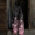 thumbnail image 1 of Summer Plus Size Floral Boho Bib Overalls for Women Hippie Jumpsuit Print Spaghetti Strap Rompers, 1 of 4