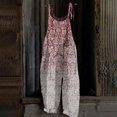 thumbnail image 1 of Summer Plus Size Floral Boho Bib Overalls for Women Hippie Jumpsuit Print Spaghetti Strap Rompers, 1 of 4