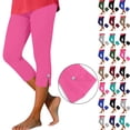 thumbnail image 1 of Summer Plus Size Yoga Pants For Women High Waisted Solid Color Capris Mesh Splicing Slim Fitting Athletic Leggings S-3XL, 1 of 8