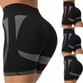 thumbnail image 1 of Summer Plus Size Yoga Shorts for Womens 2025 Elastic High Waist Hip Lifting Fitness Yoga Shorts, 1 of 3
