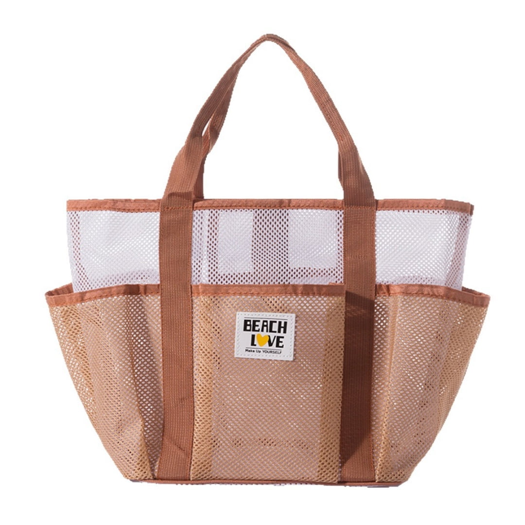 Summer Pool Beach Handbag Quick Drying Mesh Storage Bag