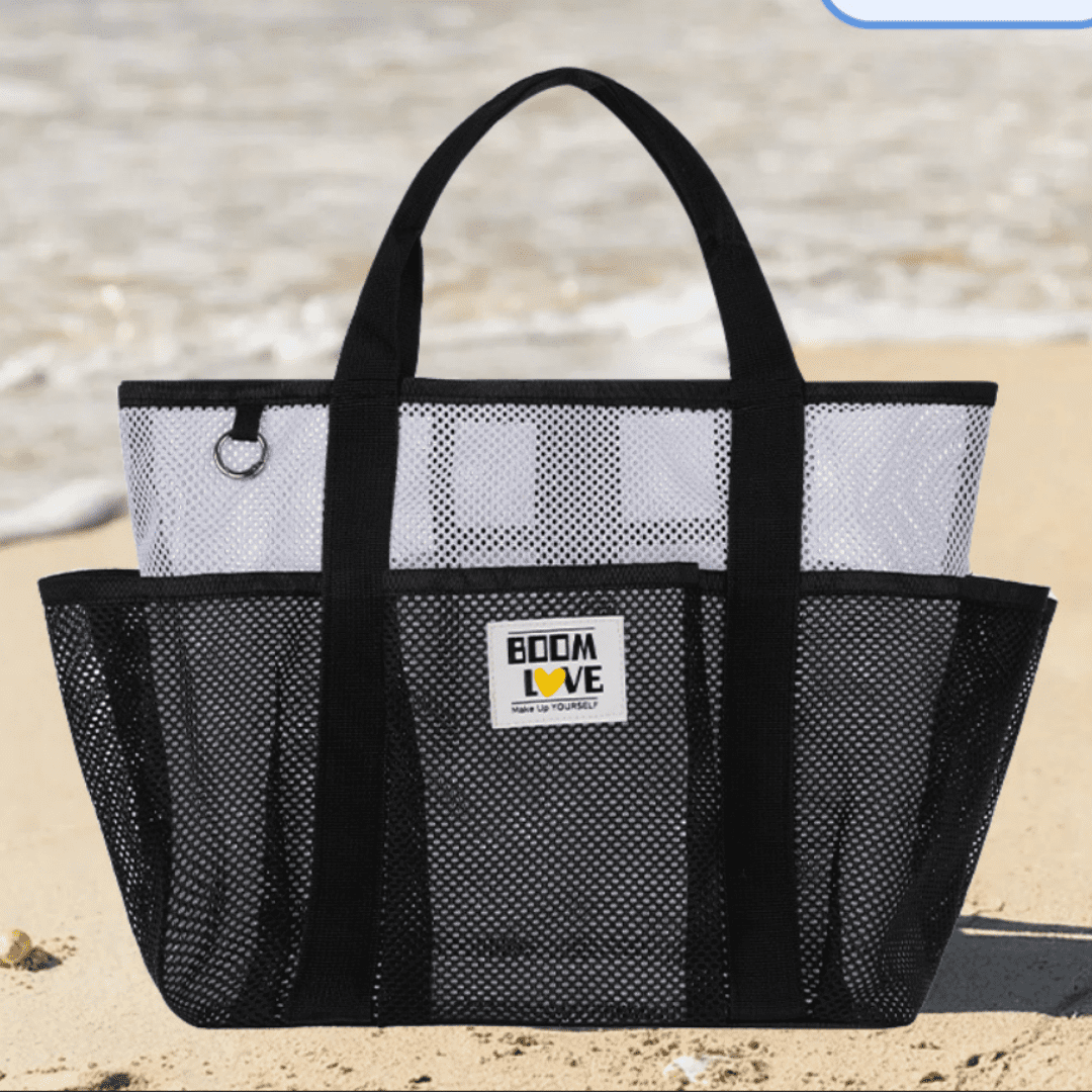 Summer Pool Beach Handbag Quick Drying Mesh Storage Bag