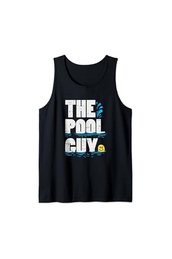 Summer Pool Guy Presents Playful Swimming Pool Boy Tank Top Size S-3XL