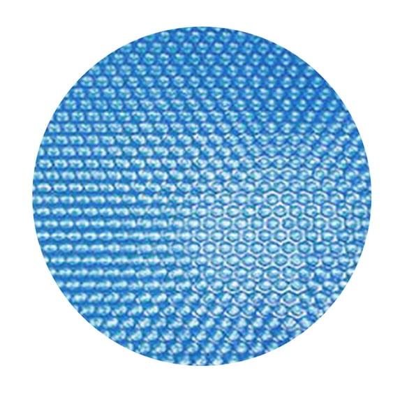 Summer Pool Solar Cover Blue Inflatable Bubble Surface Heat Retention Blanket for Above Ground In-Ground Swimming Pools Debris Protection Cover