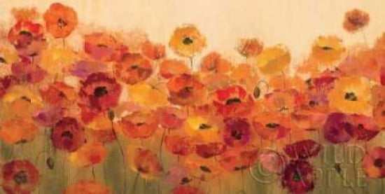 Summer Poppies Canvas Art - Silvia Vassileva (24 x 48)