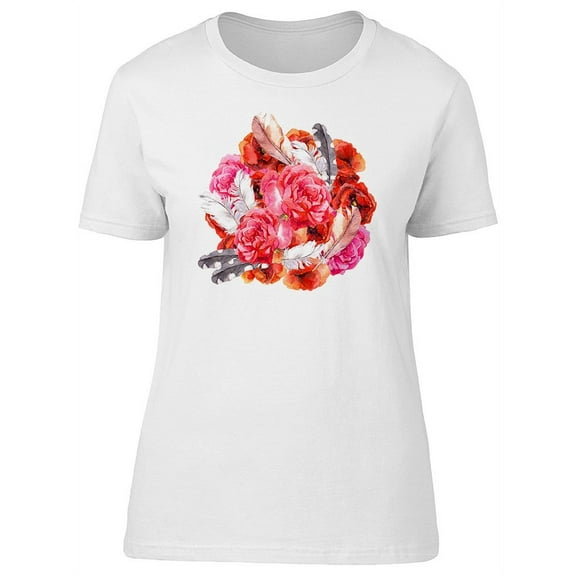 Summer Poppies & Flowers Tee Women's -Image by Shutterstock