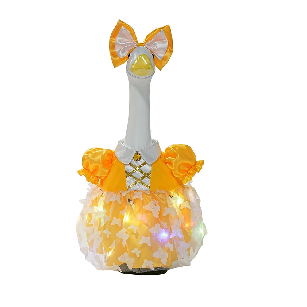 Summer Porch Goose Outfit Set Holiday Butterfly Tulle Dress with Bow ...