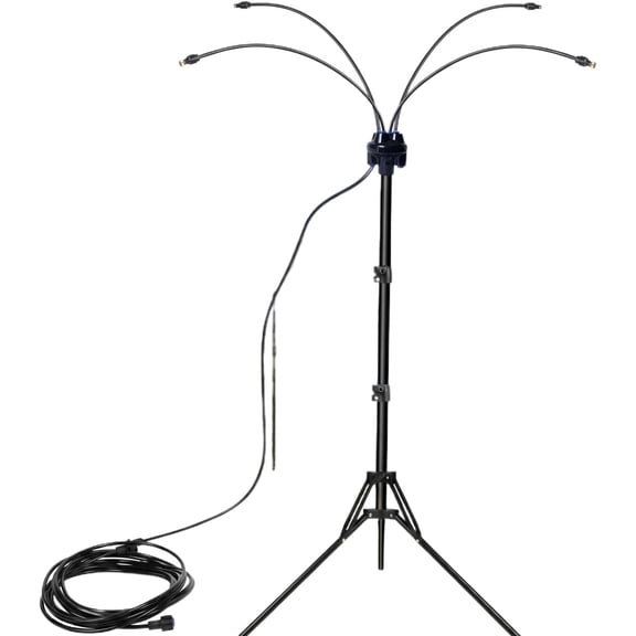 Summer Portable Misting Cooling System - Use with Pump or Directly to Faucet, Misters for Patio, Camping, Pool, Garden