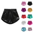 thumbnail image 1 of Summer Practice Pants for Children Boys and Girls Modern Dance Shorts Leather Faced Three Quarter Pants Recommended Height 110-150cm, 1 of 5