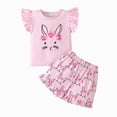 thumbnail image 1 of Summer Print Tank Top and Matching Shorts Cotton 2 Piece Outfit,Casual Red 4-5 Years, 1 of 7
