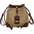 thumbnail image 1 of Summer Purses Straw Bucket Bag For Women,Straw Purse Woven Beach Bag Crossbody Handbag For Vacation, 1 of 7