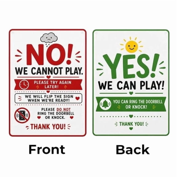 Summer Quiet Time Door Sign, Funny Reversible Quiet Time Metal Door Sign, Double-Sided Do Not Disturb Please Knock Sign for Office Home Bedroom(6"x8")