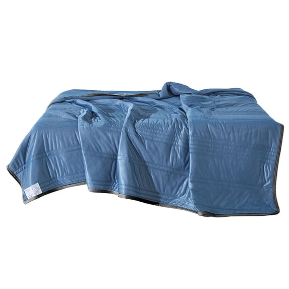 Summer Quilt Bedding - Polyester, Reactive-Dyed, Quilted, Lace Accent, Lightweight and Washable, Seamless Design for Cooling Summer Comfort