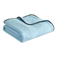 thumbnail image 1 of Summer Quilt Cozival Lightweight Washed Cotton Summer Weight Quilt, Breathable And Machine Washable Thin Blanket for Warm Weather Comfort, Available in Full And Queen Sizes, Cotton Quilt, Blue1, 1 of 9
