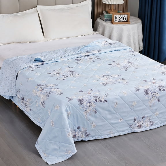 Summer Quilt,Fabric Bedding,Summer Duvet,Four Seasons Duvet Printing,Duvet Insert,Down Classic Quilt Anti Allergy and Warm Comforter Bed Coverless Duvet