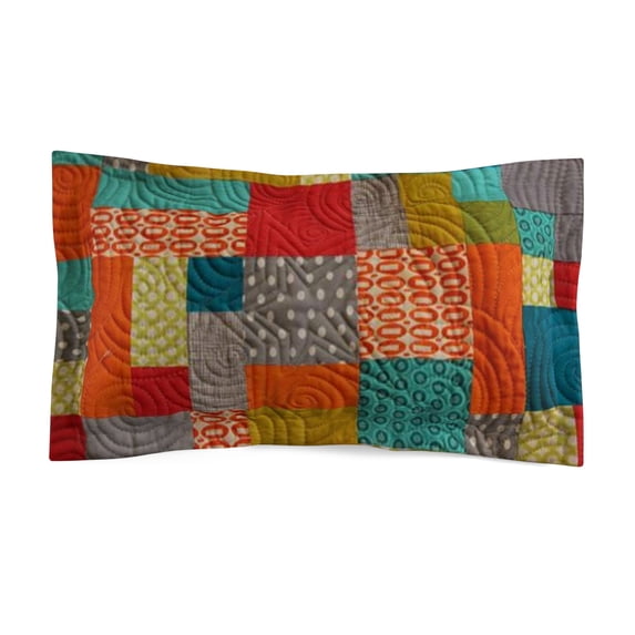 Summer Quilt Pattern Pillow Sham