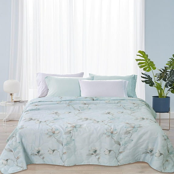 Summer Quilt for Bed Sofa and Travel with Breathable Soft Washable Fabric for Cozy Comfort Ideal for Adults and Youth All Season Use Topliu