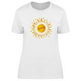 thumbnail image 1 of Summer Quote Cool Sun Doodle T-Shirt Women -Image by Shutterstock, Female Large, 1 of 2