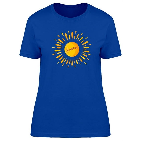 Summer Quote Cool Sun Doodle T-Shirt Women -Image by Shutterstock, Female x-Large