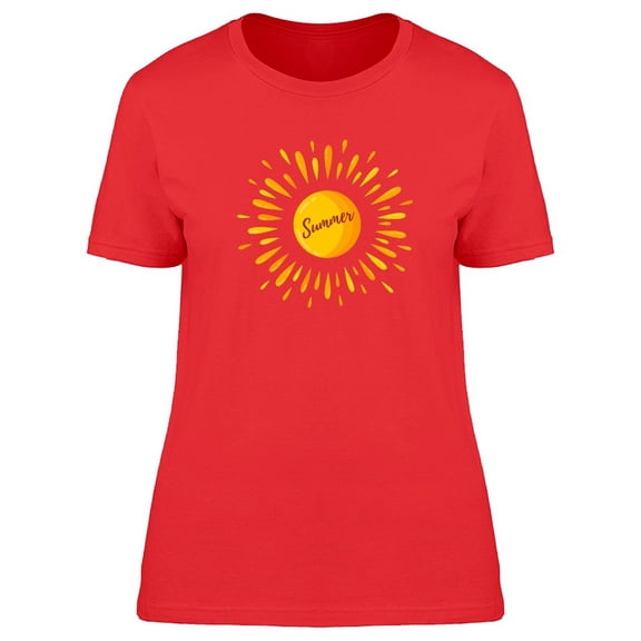 Summer Quote Cool Sun Doodle T-Shirt Women -Image by Shutterstock, Female x-Large
