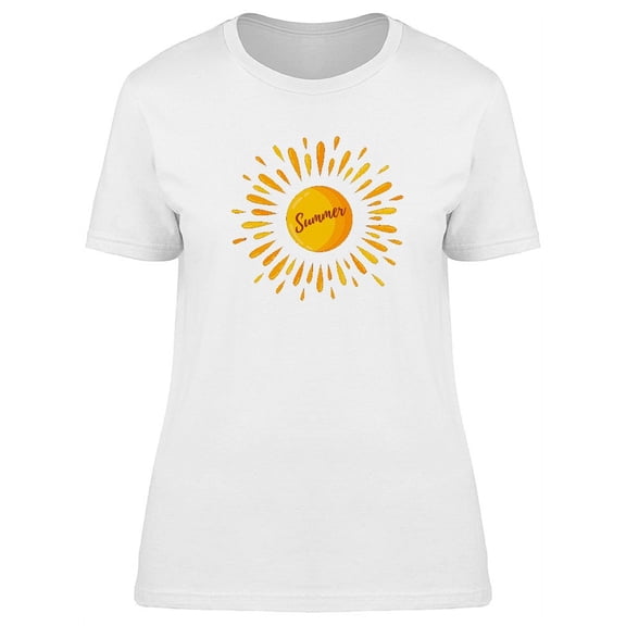 Summer Quote Cool Sun Doodle T-Shirt Women -Image by Shutterstock, Female x-Large
