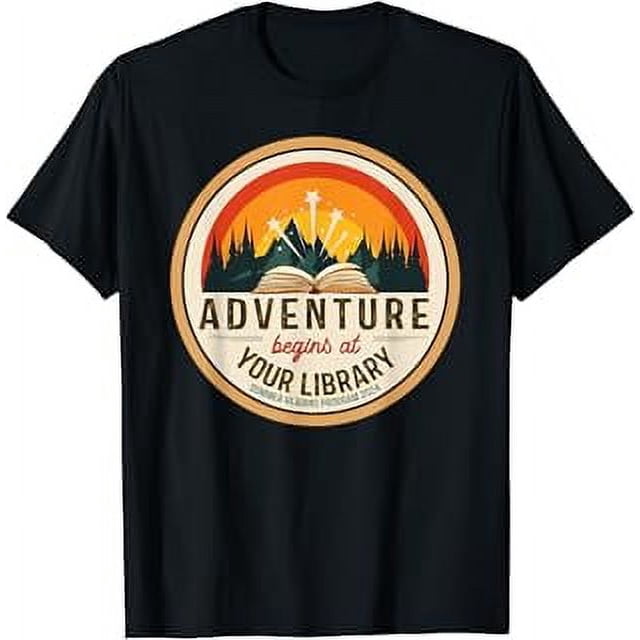Summer Reading Program 2024 Adventure Begins at Your Library TShirt